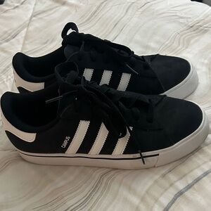 Adidas Campus Black White Sneakers